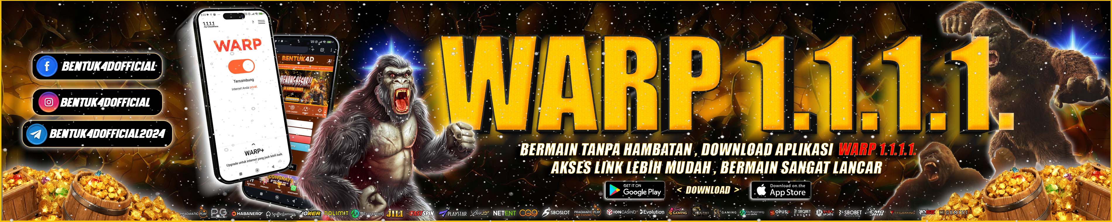 Download WARP 1111 Bentuk4D Slot